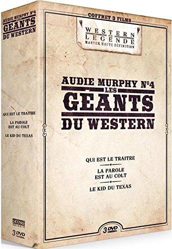 Coffret audie murphy, vol. 4, 3 films : qui est le traître ; la parole est au colt ; le kid du texas [FR Import]