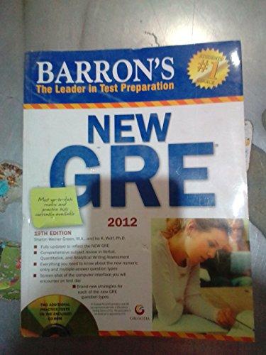 Barron's New GRE: The Leader In Test Preparation (With CD-ROM)