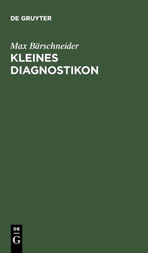 Kleines Diagnostikon. Differentialdiagnose klinischer Symptome