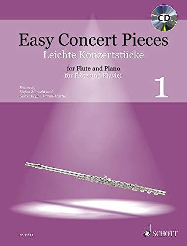 Easy Concert Pieces: 16 Pieces from 5 Centuries. Band 1. Flöte und Klavier. Ausgabe mit CD.