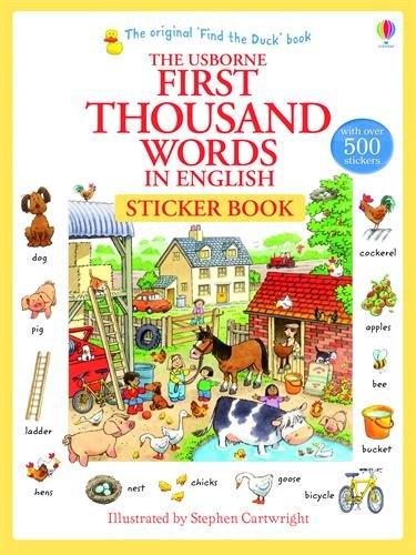 First Thousand Words in English Sticker Book (First Thousand Words Stickr Bk)