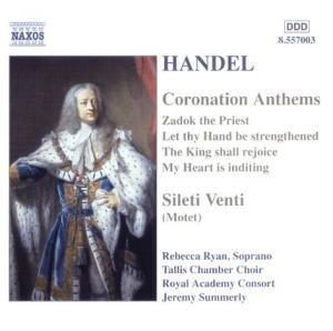 Coronation Anthems Hwv 258-261 & Silete Venti Hwv 242