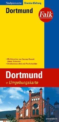 Falk Stadtplan Extra Standardfaltung Dortmund