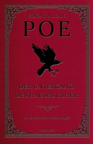 Der Untergang des Hauses Usher. 19 unheimliche Erzählungen: klassisch gebunden in Cabra-Leder, mit Prägung