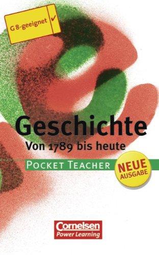 Pocket Teacher - Sekundarstufe I (mit Umschlagklappen): Geschichte: Von 1789 bis heute