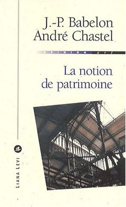 La notion de patrimoine