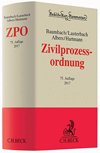 Zivilprozessordnung: mit FamFG, GVG und anderen Nebengesetzen (Beck'sche Kurz-Kommentare, Band 1)