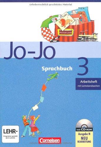 Jo-Jo Sprachbuch - Ausgabe N: 3. Schuljahr - Arbeitsheft: Mit CD-ROM und Lernstandsseiten: Mit Lernstandsseiten