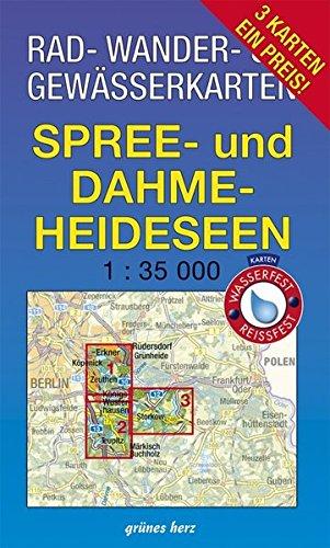 Rad-, Wander- und Gewässerkarten-Set: Spree- und Dahme-Heideseen: Mit den Karten: "Dahme-Seen: Königs Wusterhausen, Teupitz", "Dahme-Spree: Köpenik, ... und Gewässerkarten Berlin/Brandenburg)