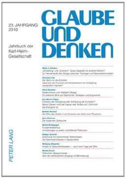 Glaube und Denken: Jahrbuch der Karl-Heim-Gesellschaft<BR> 23. Jahrgang 2010