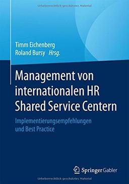 Management von internationalen HR Shared Service Centern: Implementierungsempfehlungen und Best Practice