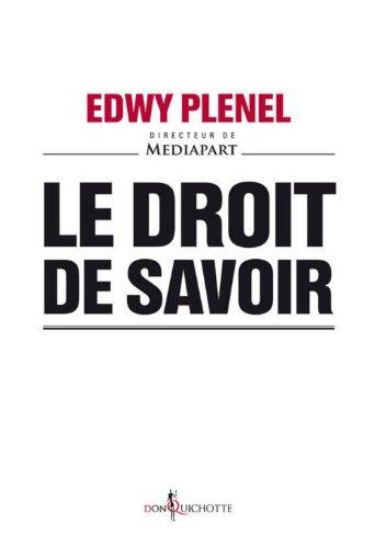 Le droit de savoir