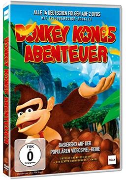 Donkey Kong`s Abenteuer (OT: Donkey Kong Country) Basierend auf dem populären Videospiel - Alle 14 deutsch synchronisierten Folgen der preisgekrönten Kultserie mit Episodenguide-Booklet [2 DVDs]