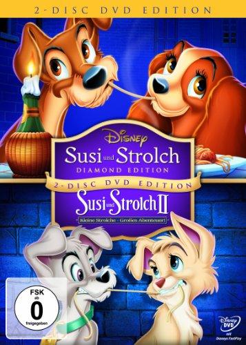 Susi und Strolch (Diamond Edition) / Susi und Strolch II: Kleine Strolche - Großes Abenteuer! [2 DVDs]