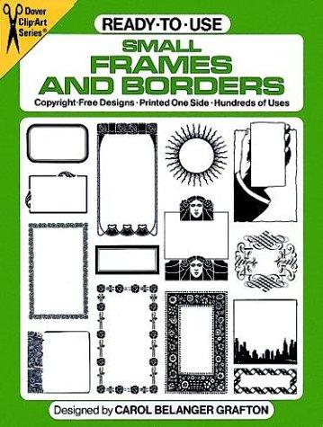 Ready-To-Use Small Frames and Borders (Dover Clip Art)