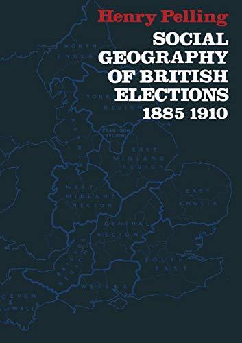 Social Geography of British Elections 1885 - 1910