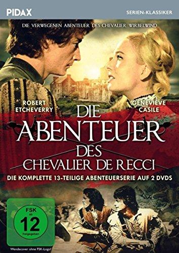 Die Abenteuer des Chevalier de Recci (Chevalier Wirbelwind) / Die komplette 13-teilige Abenteuerserie (Pidax Serien-Klassiker) [2 DVDs]