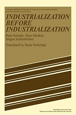 Industrialization Before Industrial (Studies in Modern Capitalism)