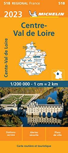 CENTRE VAL DE LOIRE 10518 2023 (Regionale kaarten Michelin)