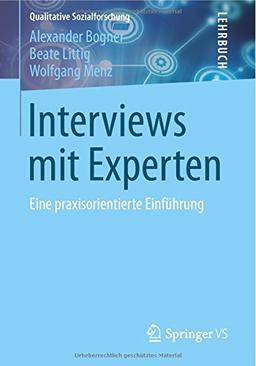 Interviews mit Experten (Qualitative Sozialforschung)