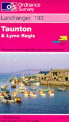 Landranger Maps: Taunton and Lyme Regis Sheet 193 (OS Landranger Map)