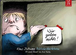 Wir geben nichts!: Politische Karikaturen 2012