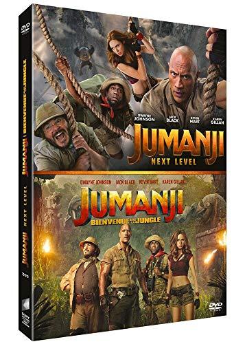 Jumanji 1 et 2 : bienvenue dans la jungle ; next level [FR Import]