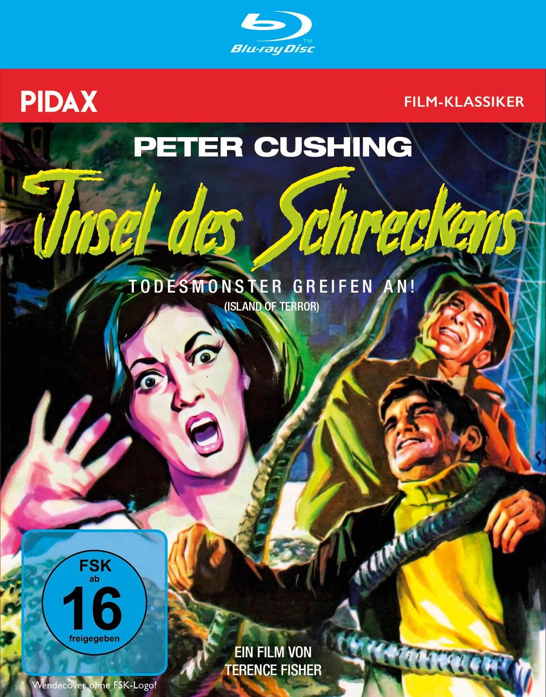 Insel des Schreckens (Island of Terror) / Grusel-Schocker mit Starbesetzung (Pidax Film-Klassiker) [Blu-ray]