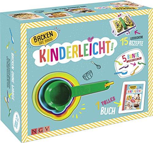 Backen ist doch kinderleicht: Das geniale Back-Set mit 1 Buch und 5 Messbechern