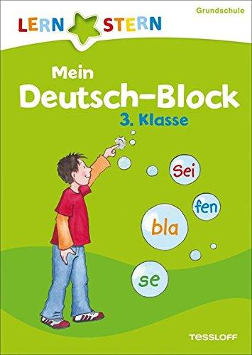 Mein Deutsch-Block 3. Klasse: Wortspiele, Bilderrätsel, Scherzfragen (LERNSTERN)