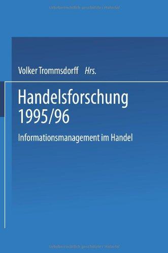 Handelsforschung, 1995/96, Informationsmanagament im Handel