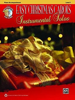 Easy Christmas Carols Instrumental Solos: Piano Accompaniment (Alfred's Easy Instrumental Play-Along)