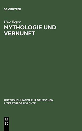 Mythologie und Vernunft: Vier philosophische Studien zu Friedrich Hölderlin: Vier Philosophische Studien Zu Friedrich Holderlin (Untersuchungen zur deutschen Literaturgeschichte, Band 65)