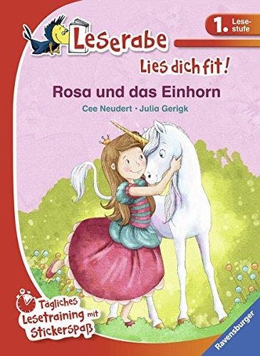 Rosa und das Einhorn: Tägliches Lesetraining mit Stickerspaß (Leserabe - Lies dich fit)