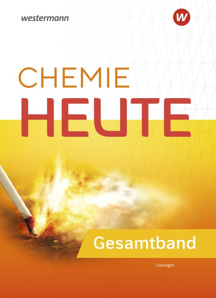 Chemie heute SI - Ausgabe 2022 für Rheinland-Pfalz: Gesamtband Lösungen