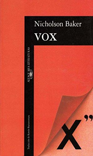 Vox (LITERATURAS, Band 717035)