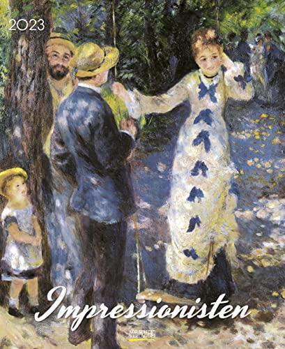 Impressionisten 2023: Kunstkalender mit Werken aus dem Impressionismus. Wandkalender mit Meisterwerken der Epoche. Format: 36 x 44 cm.