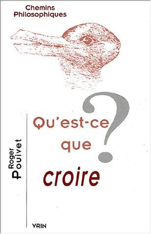 Qu'est-ce que croire ?