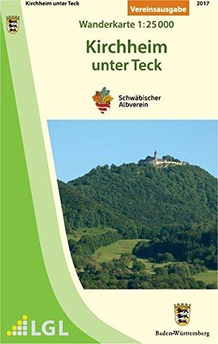 Kirchheim unter Teck: Wanderkarte 1:25.000 (Karte des Schwäbischen Albvereins)