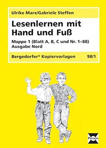 Bergedorfer Kopiervorlagen 98/1-3Lesenlernen mit Hand und Fuss. Mit Begleitband: Mappe 1 (Blatt A, B, C und Nr. 1-88), Mappe 2 (Blatt Nr. 89-176) Mappe 3 (Blatt 177 - 268)