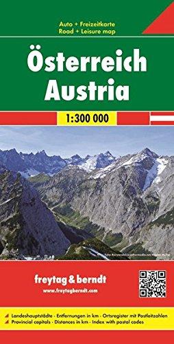 Freytag Berndt Autokarten, Österreich - Westfalzung - Maßstab 1:300.000 (freytag & berndt Auto + Freizeitkarten)