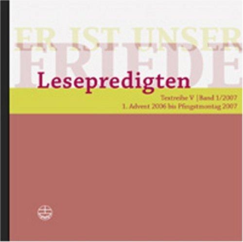 Bd.1 : 1. Advent 2006 bis Pfingstmontag 2007, 1 CD-ROMTextreihe V