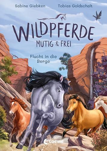 Wildpferde - mutig und frei (Band 3) - Flucht in die Berge: Durchstreife die Prärie mit Mustang Luna! - Eine abenteuerliche Pferdegeschichte zum Selberlesen ab 7 Jahren