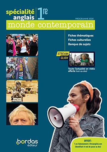 Anglais spécialité 1re : monde contemporain : programme 2020