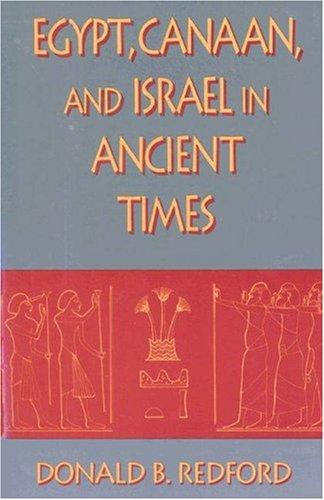 Egypt, Canaan, and Israel in Ancient Times