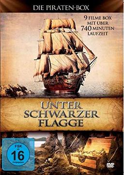 Unter schwarzer Flagge - Die Piraten-Box - 9 Filme Box [3 DVDs]