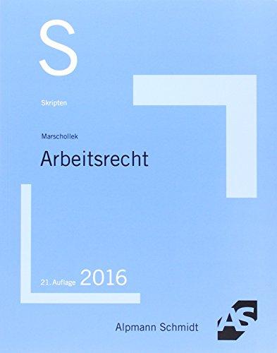 Skript Arbeitsrecht: 2016