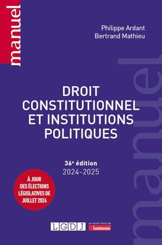 Droit constitutionnel et institutions politiques : 2024-2025