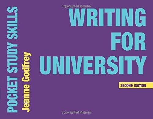 Writing for University (Pocket Study Skills)