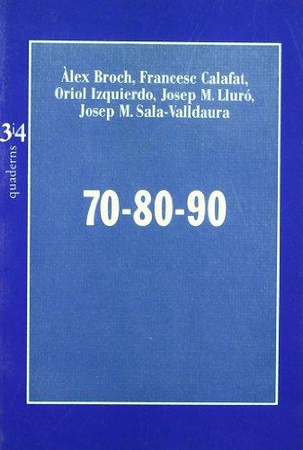 Literatura dels anys 70-80-90